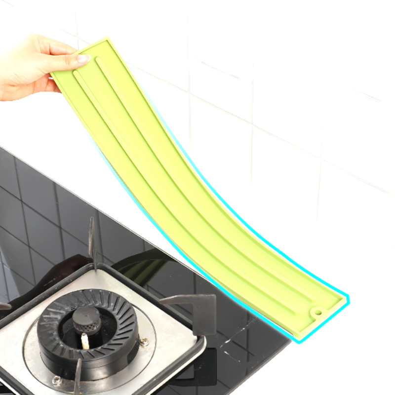 Heat-Resistant Silicone Pot Lid Holder Mat – Anti-Slip, Drip-Catching Countertop Organizer for Multiple Lids (Random color-Pack of 1)