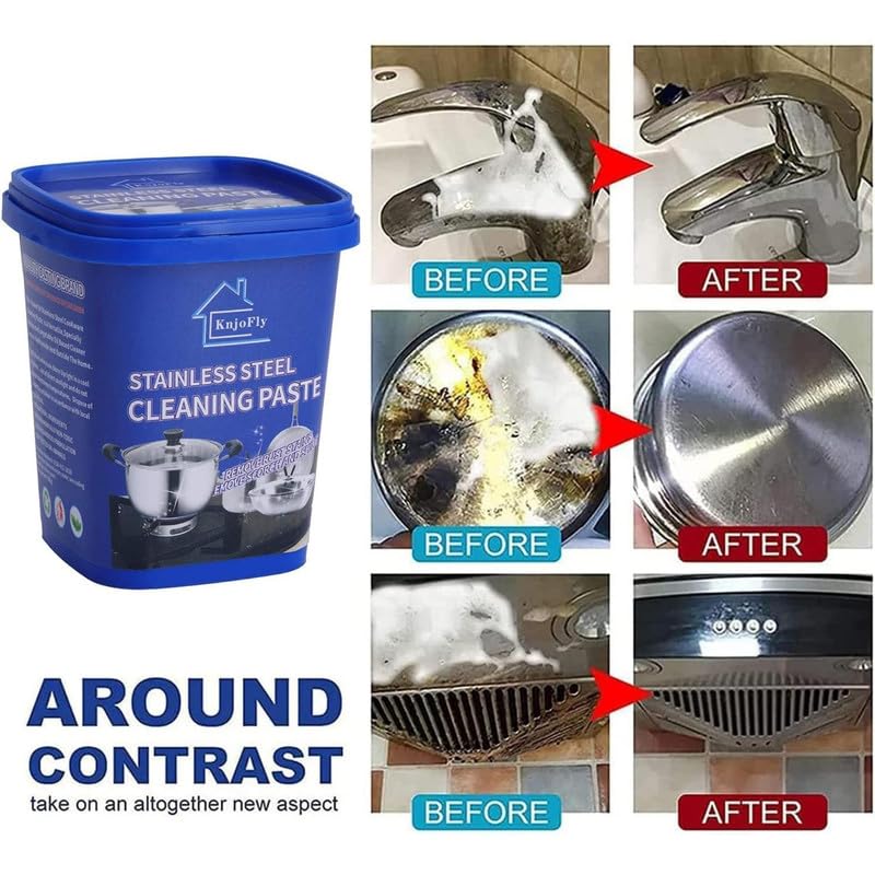 Cookware Scrubbing Paste 500g – Removes Grease, Stains & Burnt Residue