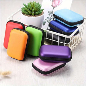 Multi-use Earphone Bag USB Cable Storage Bag Travel Pouch Organizer