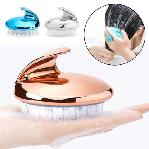 Dandruff Cleaning Head Massage Brush – 1 Pc Scalp Massager (Random Colour)