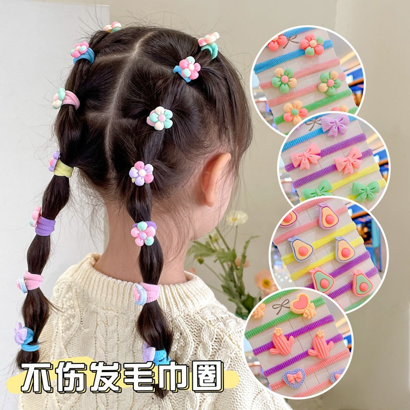 Colorful Mini Clip Hair Tie Set (10+12)