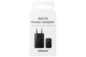 Packaging of Samsung Original 15W Type-C Fast Charger Adapter
