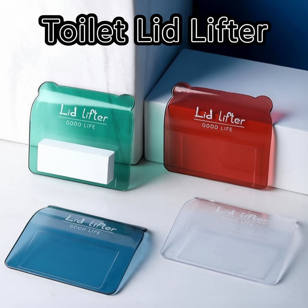 Transparent Toilet Seat Lifter – Hands-Free Bathroom Hygiene Tool (Random color-Pack of 1)