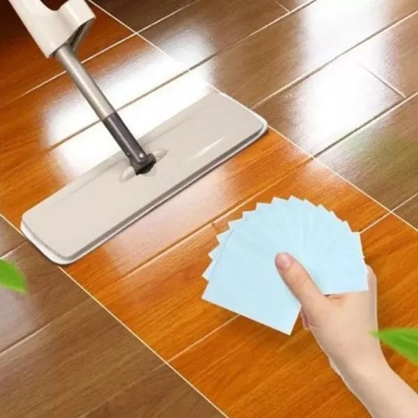 Floor Tiles Cleaning Paper – 30 Pcs Water Soluble Sheets for Easy Cleaning