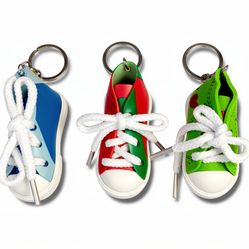 Miniature Sneaker Shoe Keychain – Stylish Mini Shoe Keyring, Bag Charm & Collectible Accessory(Random Shoes)