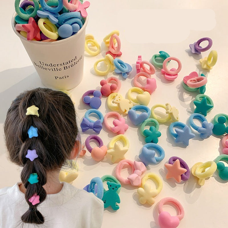 Colorful Mini Clip Hair Tie Set (10+12)