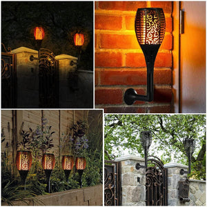 Solar light lamp combo pack for home outdoors, walkways, and pathways