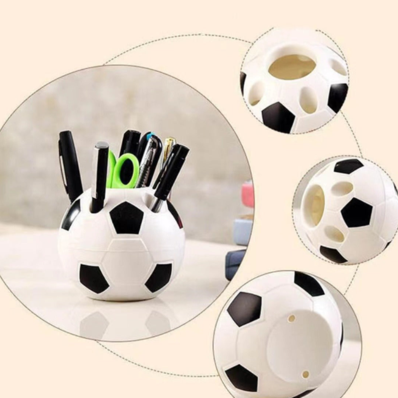 Football Pen Holder – Creative Desk Organizer for Home, School & Office (Random Color-Pack of 1)