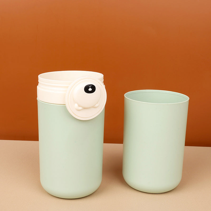 Cute Round Toothbrush Box – Portable & Hygienic Toothbrush Holder (1 Pc)