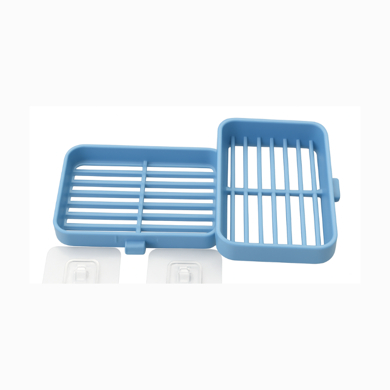 Wall Mounted Soap Holder – Self Adhesive Bathroom Soap Dish, No Drilling (Pack of 1)