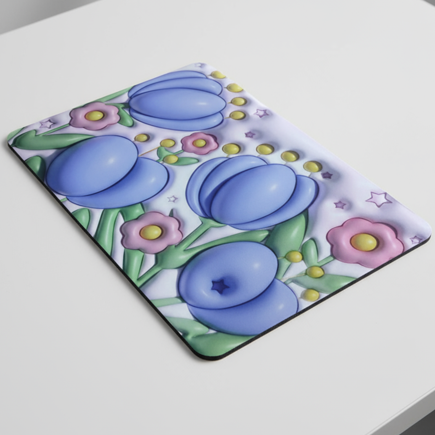 3D Vision Bathroom Non-Slip Floor Mat – Washable, Soft Diatomaceous Mud Shower & Bath Mat (Random Print-Pack of 1)