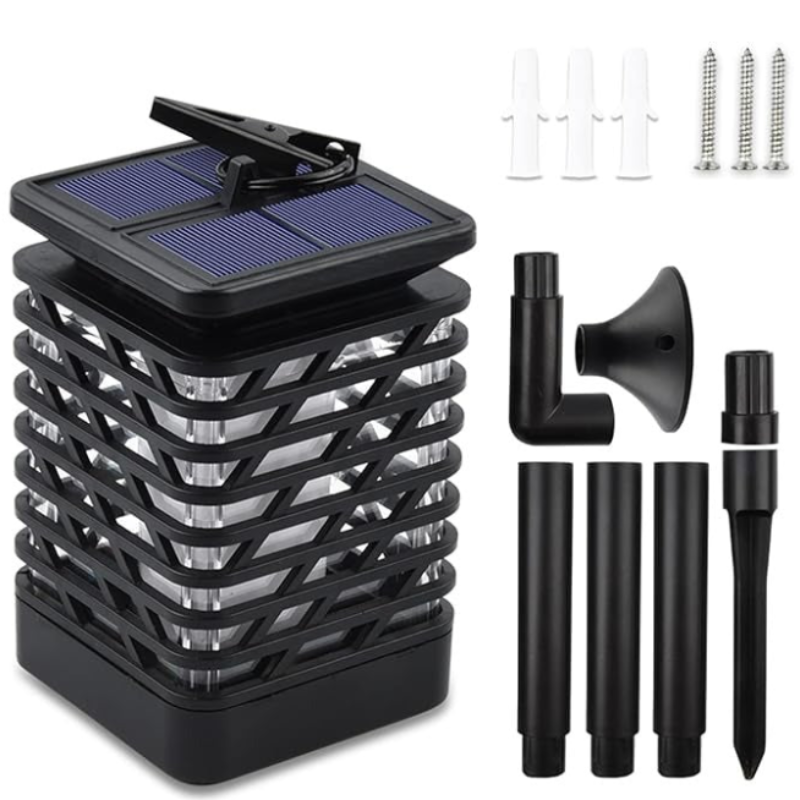 Solar Flame Lantern Light – Waterproof Outdoor Hanging Garden Lamp for Home, Balcony & Pathway Decoration (Pack of 1 Pc)