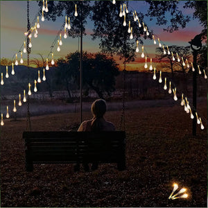 Weatherproof fairy lights string ideal for patio and backyard lighting