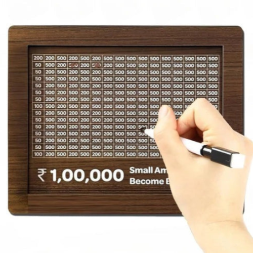 DIY Wooden Piggy Bank – Carved Coin Box for Kids & Adults, Money Saver, Donation & Savings Box (Pack of 1)