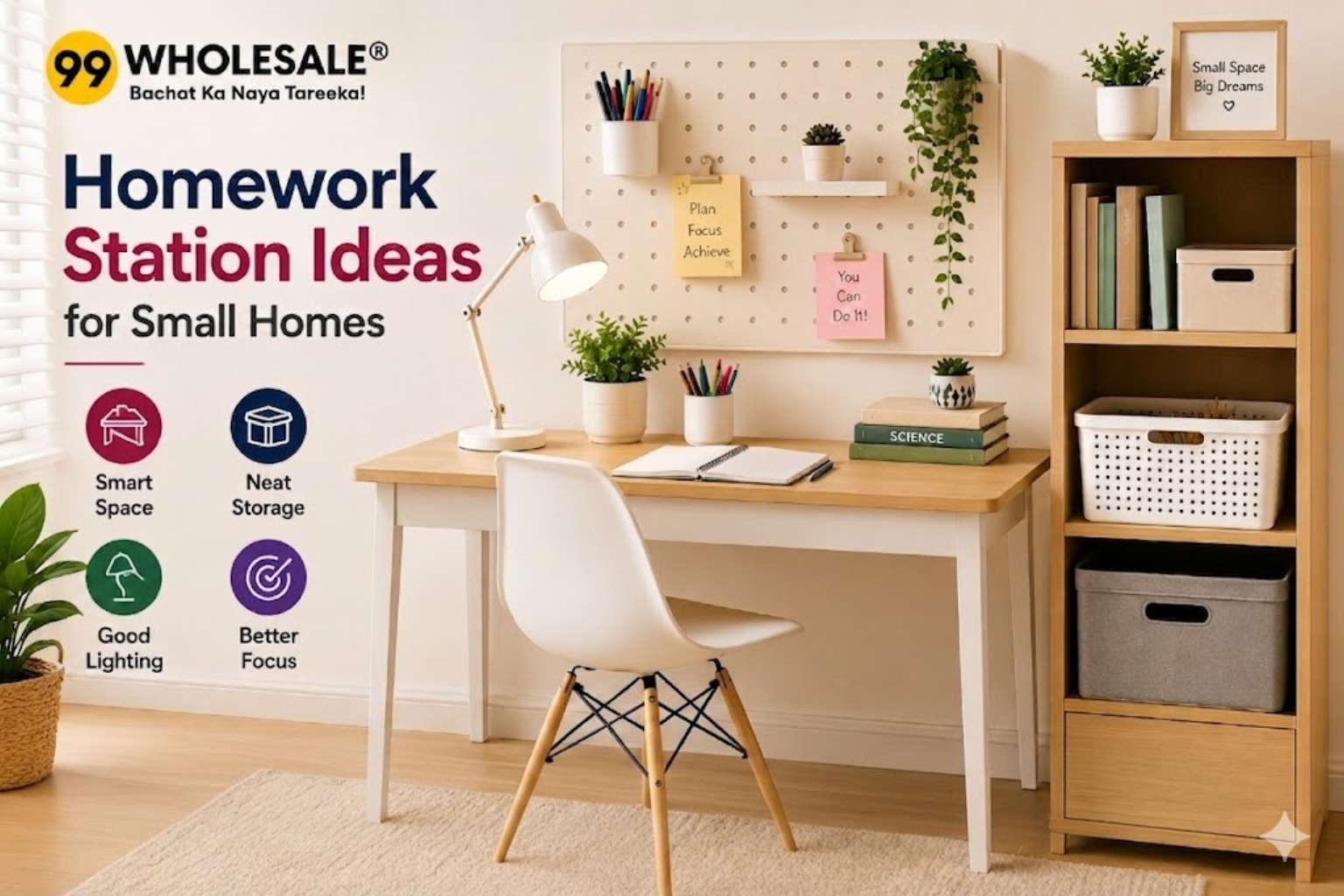 Homework Station Ideas for Small Homes