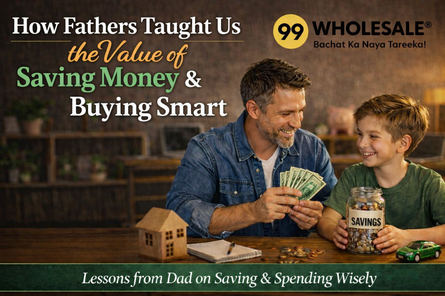 How Fathers Taught Us the Value of Saving Money & Buying Smart