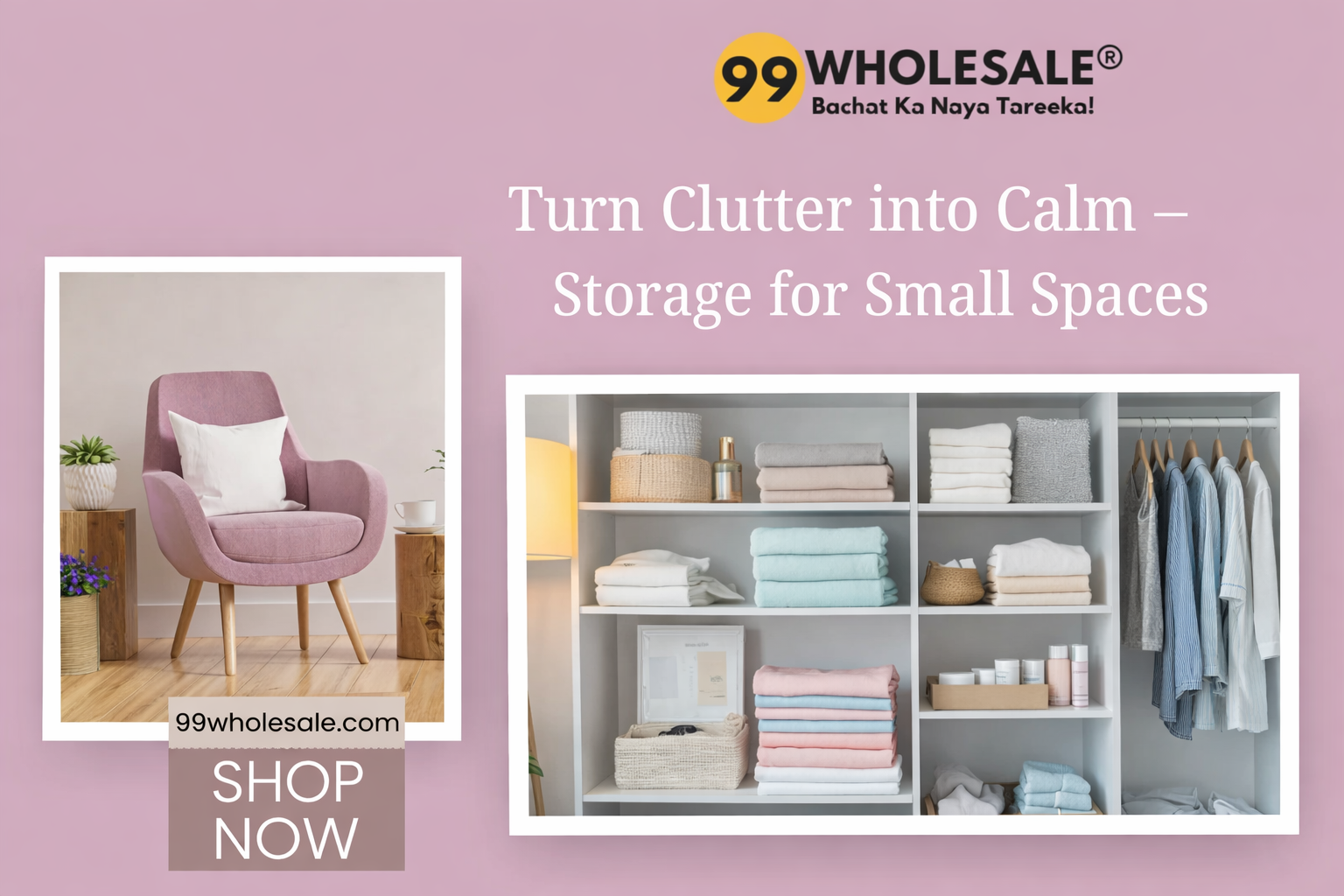 Turn Clutter into Calm – Clever Storage for Small Spaces