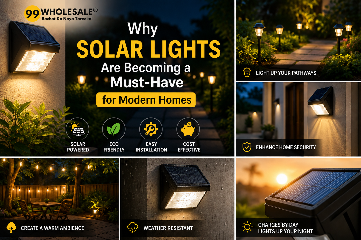 Why Solar Lights Are Becoming a Must-Have for Modern Homes