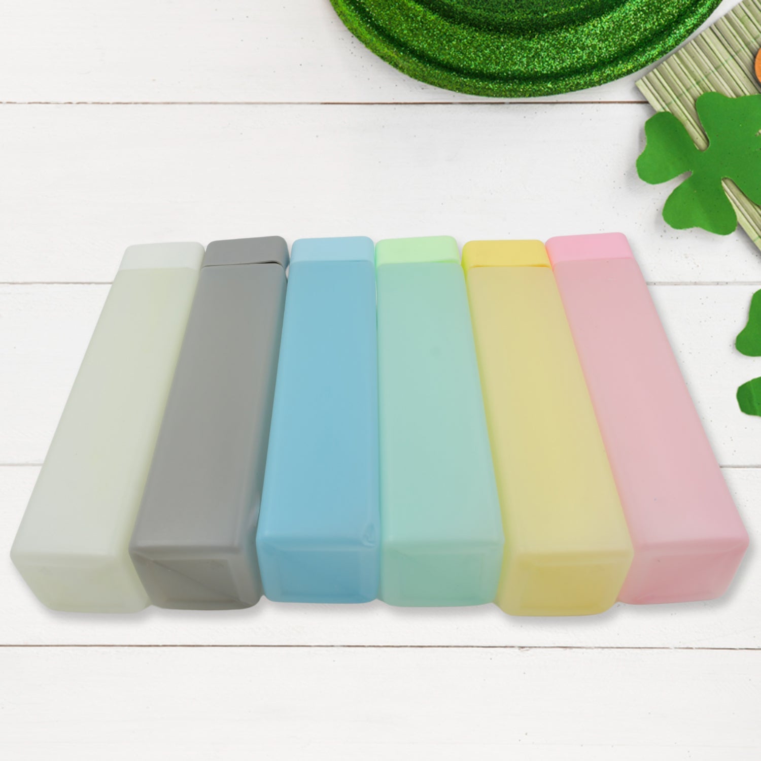 4 Bottle Set : Square Water Bottle (940ml each)
