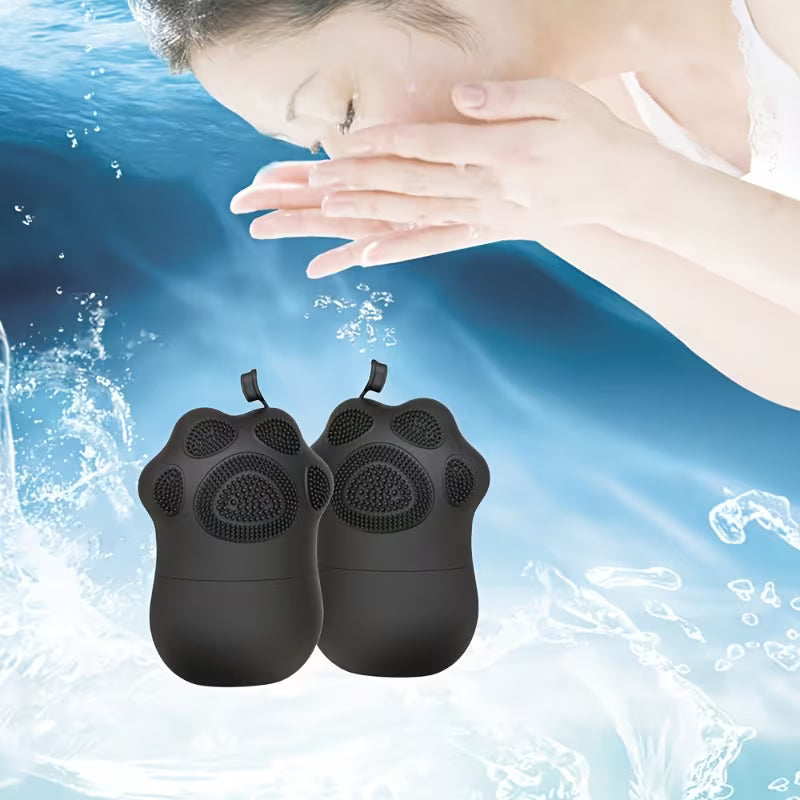 Silicone Facial Massage Ice Mold – Cooling SPA Face Massager with Paw Design, Reusable Skin Care Tool (Pack of 1)