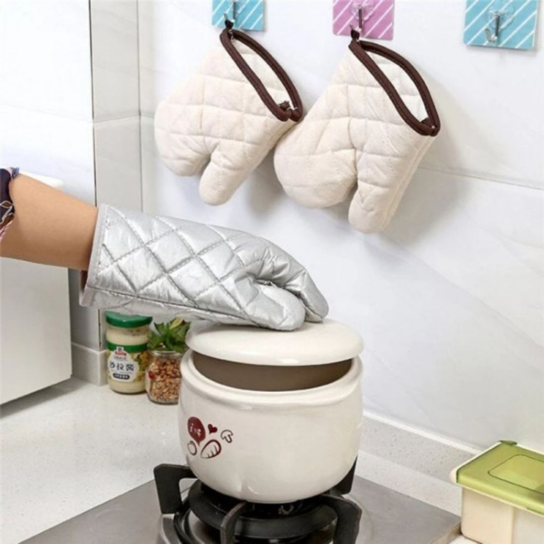 Oven Gloves With Pad