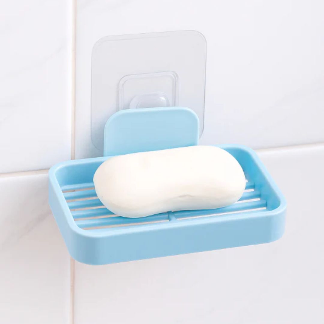 Wall Mounted Soap Holder – Self Adhesive Bathroom Soap Dish, No Drilling (Pack of 1)