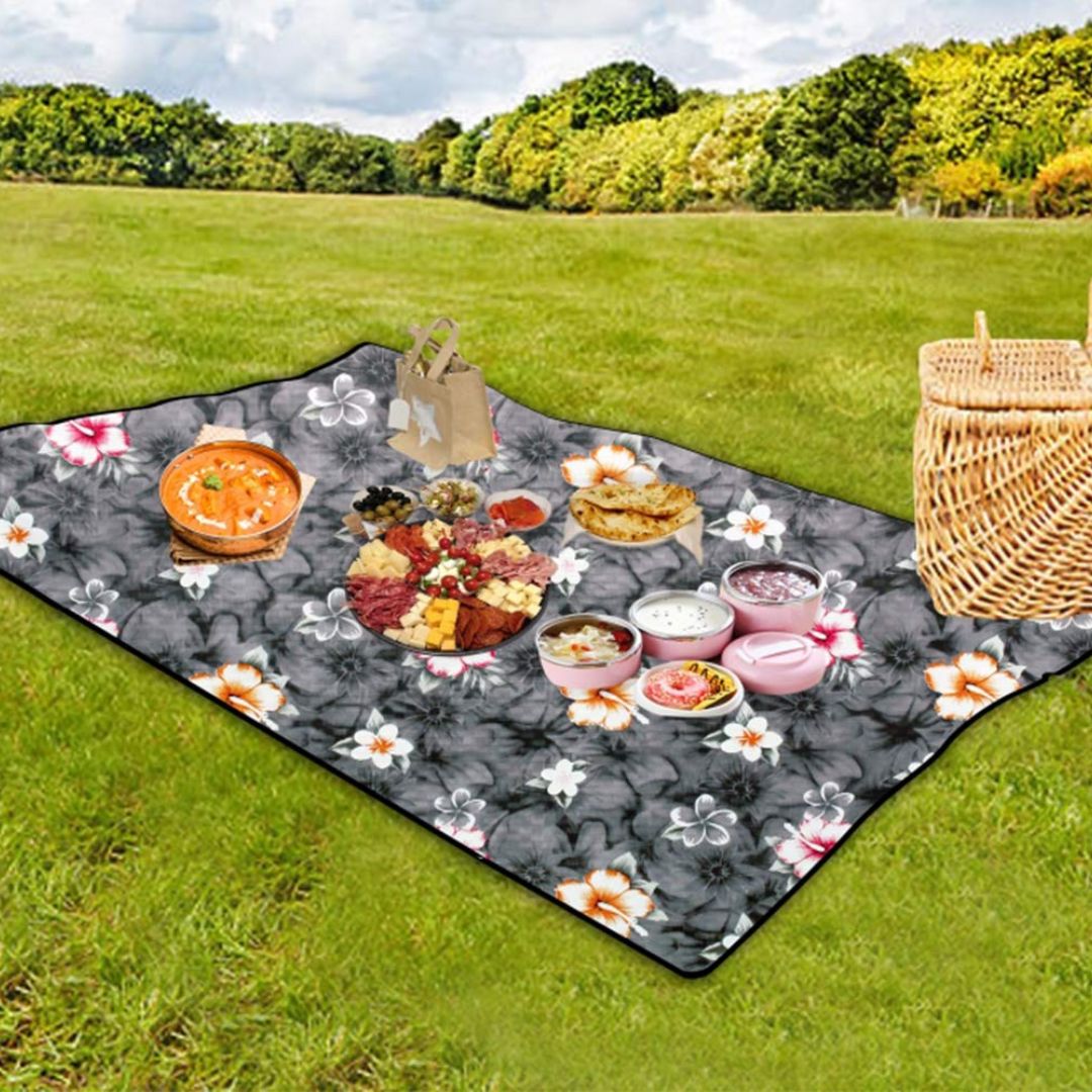 Mat Large Garden Blanket Fleece Picnic Rug Beach Camping Blanket