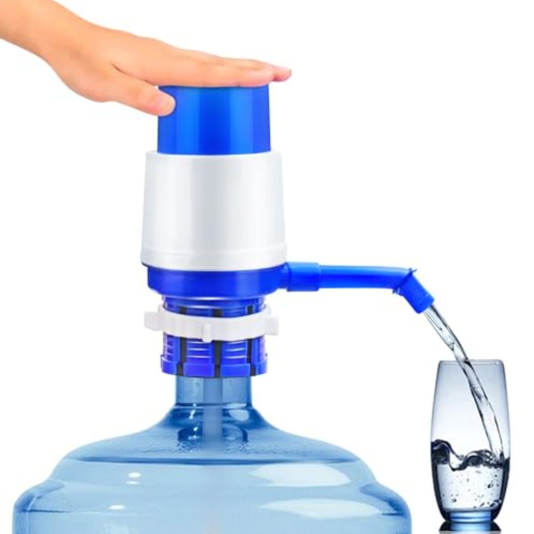 Jaldhara Manual Water Pump – Easy Hand Press Drinking Water Dispenser for Bottled Water (Pack of 1)