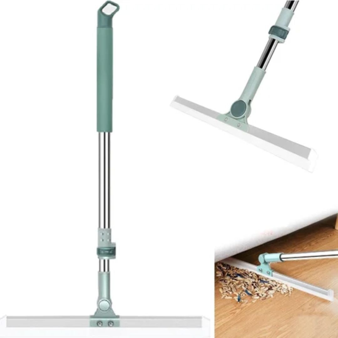 Silicone Broom Bathroom Wiper - Flexible Floor & Wall Squeegee for Bathroom, Kitchen & Home ( Random color) ( Pack of 1)
