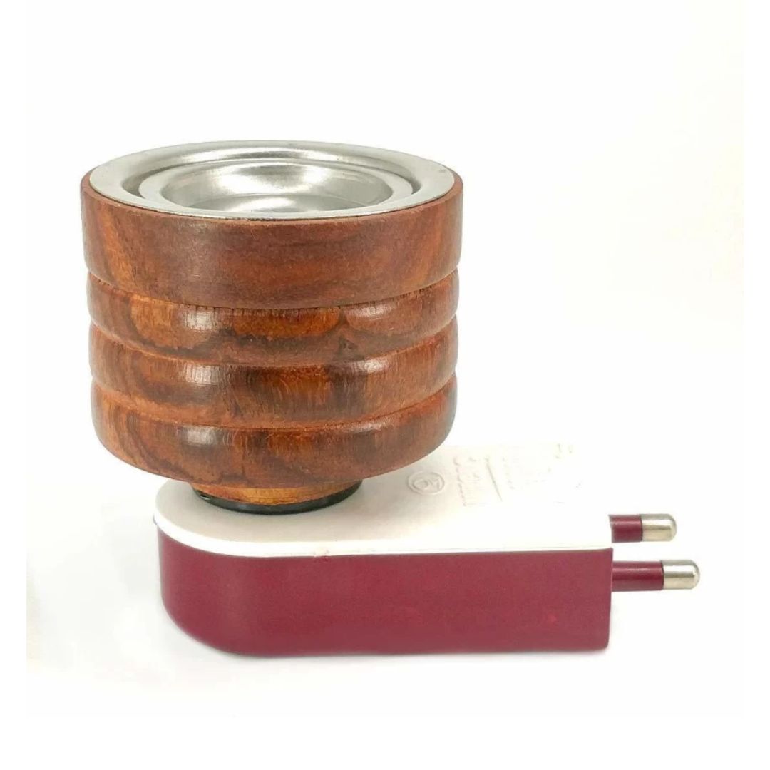 Wooden Kapoor Dani – Traditional Incense Holder for Home & Puja (Pack of 1 Pc)