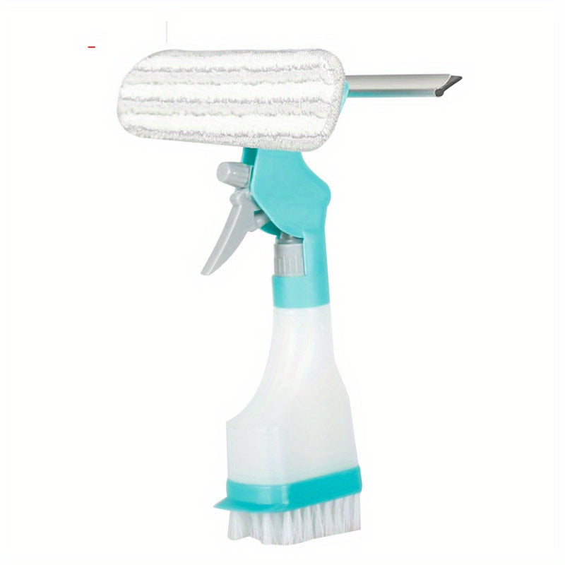 4-in-1 New Multifunctional Double-sided Window Cleaning Tool Car Spray Cleaner Glass Cleaning Scraper Window Scraper with Washer Combination