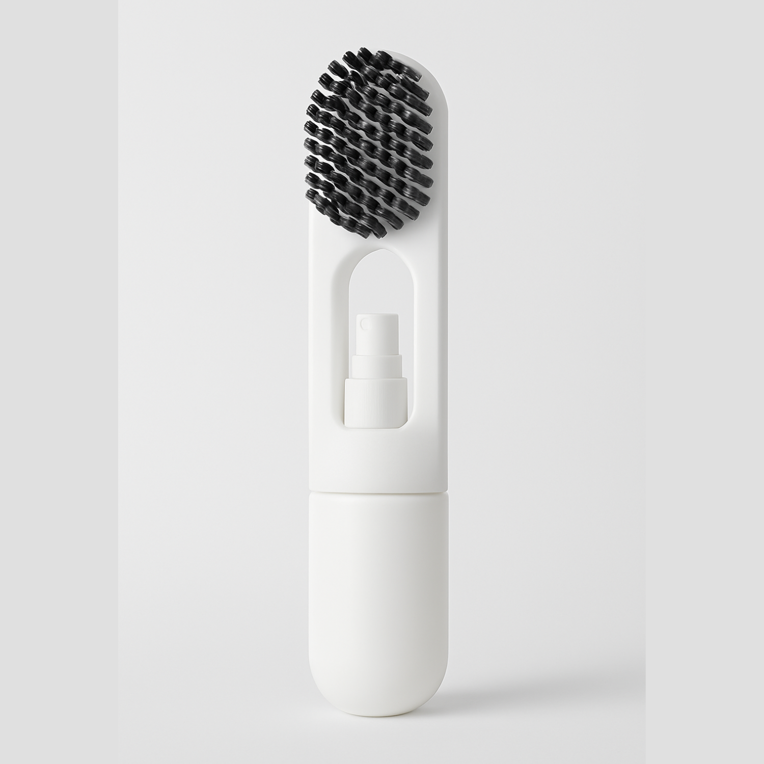 2-in-1 Laundry & Shoe Cleaning Brush with Refillable Soap Dispenser - 1 Pcs (Random Color)