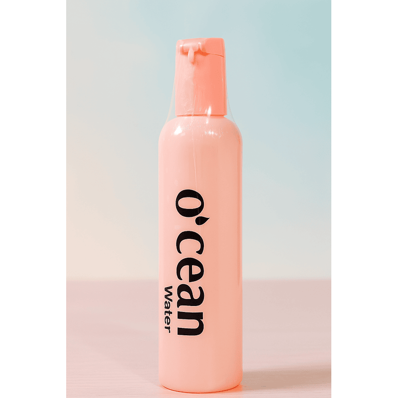 Ocean-Inspired Water Bottle - With Flip Cap (Random Color)