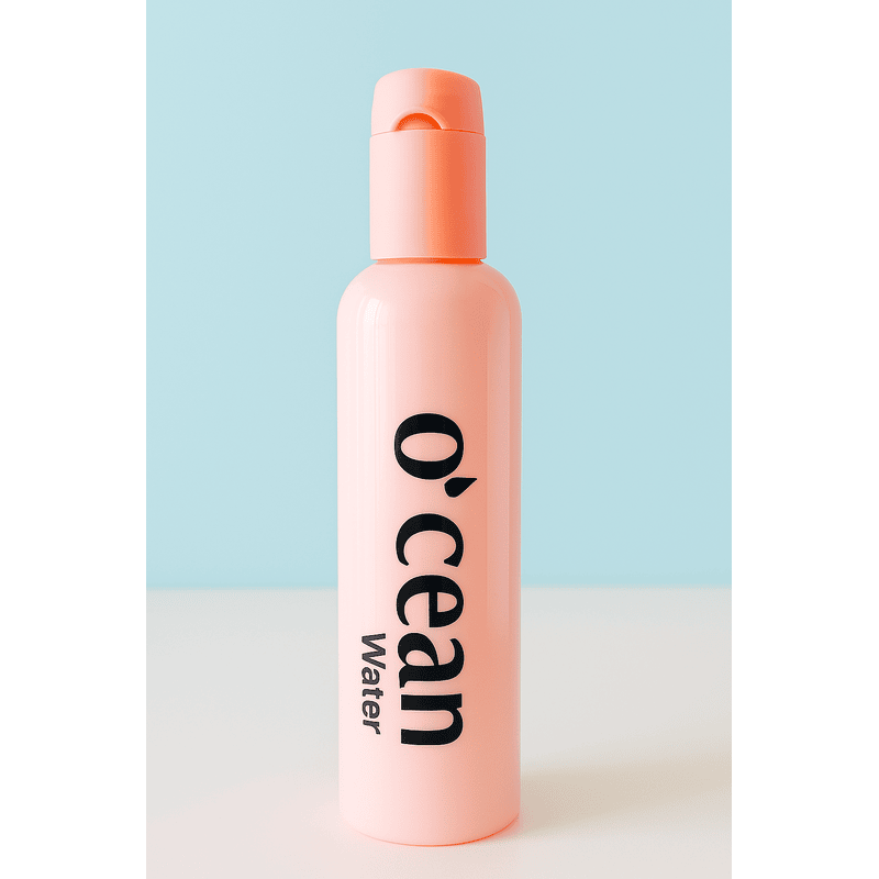 Ocean-Inspired Water Bottle - With Flip Cap (Random Color)