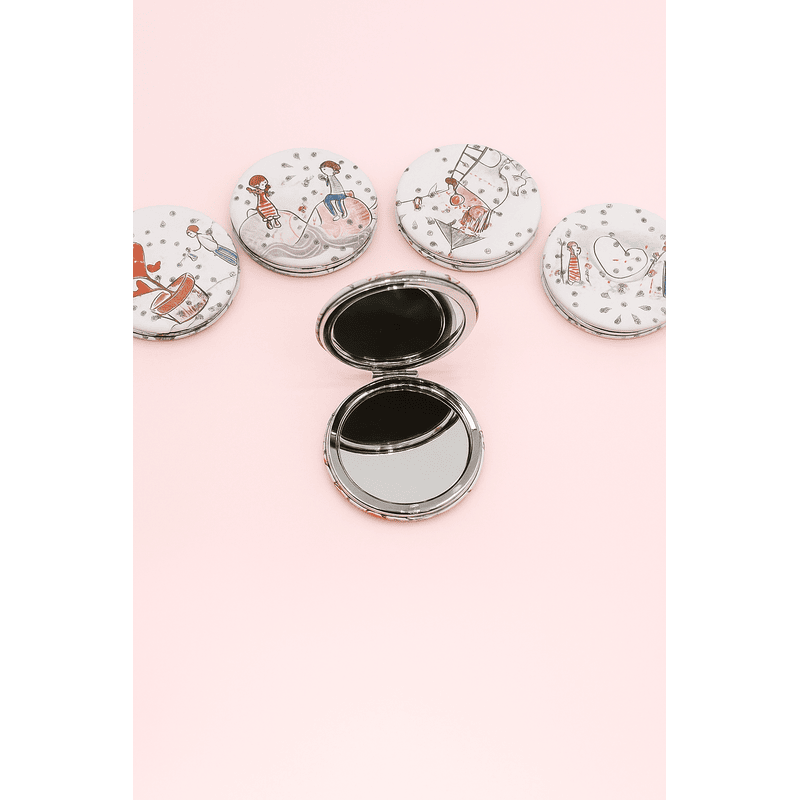 Round Shape Diamond Mirror