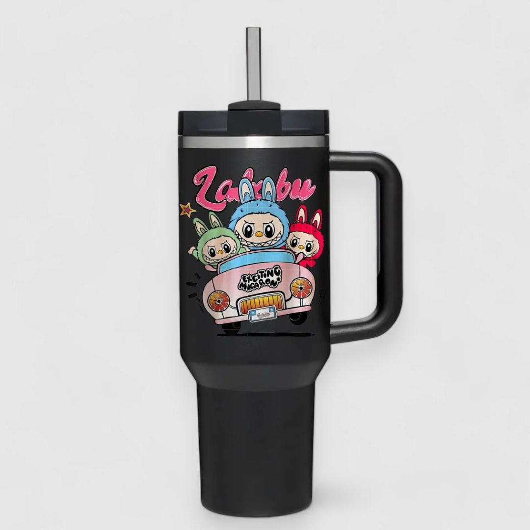 Custom Water Tumbler with Labubu Design: A fun and unique gift for kids or her
