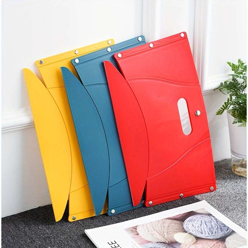 Ultra-Compact Folding Stool - Durable, Lightweight & Portable for Shopping, Camping, Fishing & Travel (Random Colors)