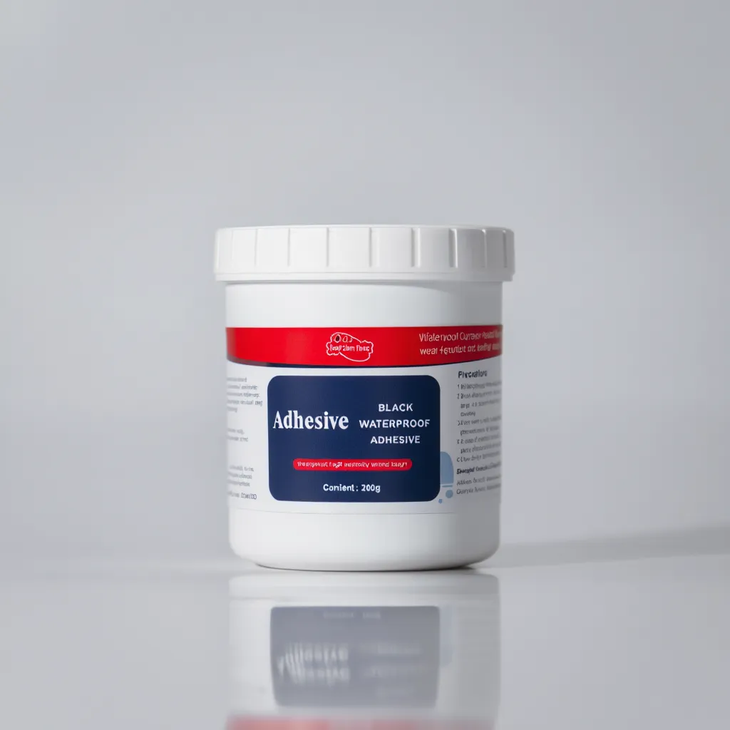 300 ml Magic Crack Fill Glue with Brush (Black)– Waterproof Wall Crack Filler & Sealant (Pack of 1)