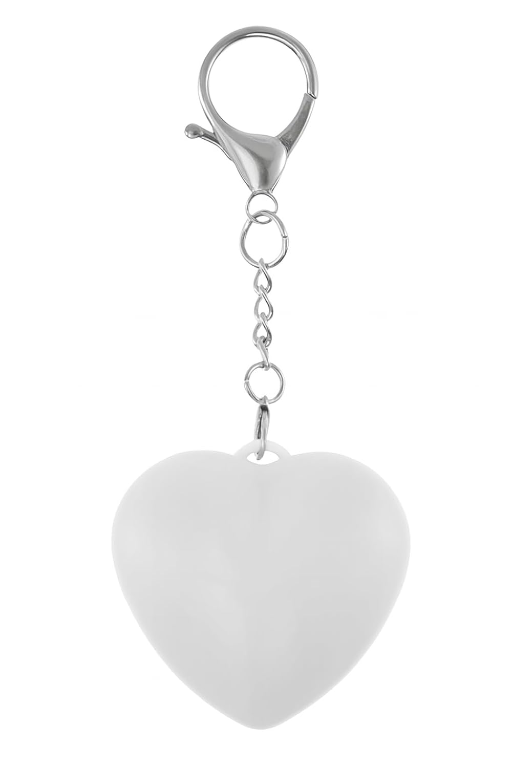 Heart Shaped Keychain Flashlight  USB Mini Safety Torch Night Light Handbag Purse Lamp Best Gifts Sensor Touch Activated