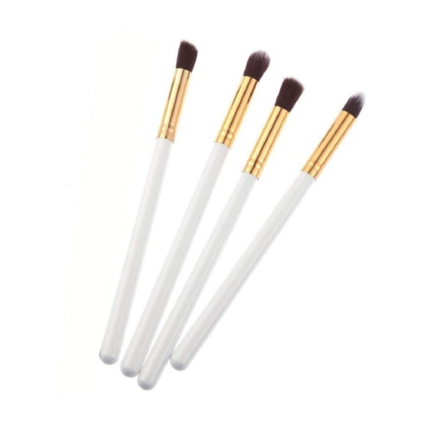 4 Pcs Women Makeup Brush Set – Soft Bristles Cosmetic Brushes for Foundation, Blush, Eyeshadow & Face Makeup (Pack of 1 Set)