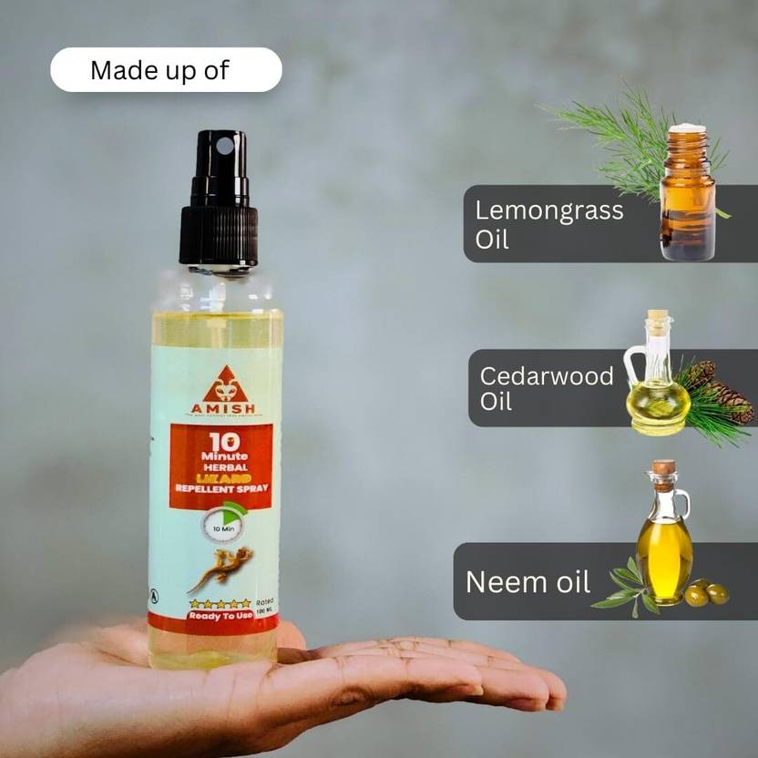 Herbal lizard spray 100 ml pack of 1 |10 minutes formula |removes entire lizard colony