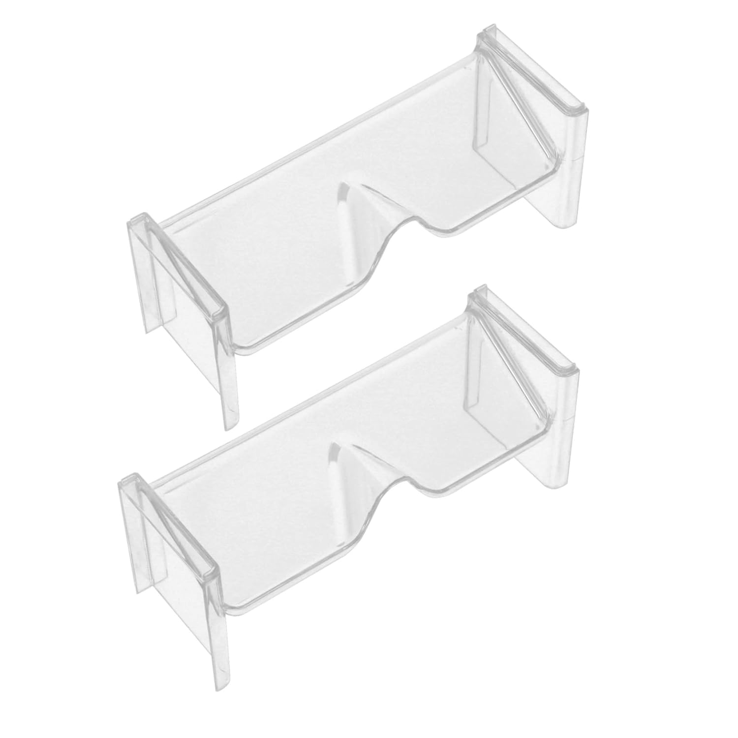 2 Pcs Transparent Sunglass Organizer Eyeglass Storage Rack For Office Home Desk Glasses Holder Eyewear Display Stand For Sunglasses And Eyeglasses