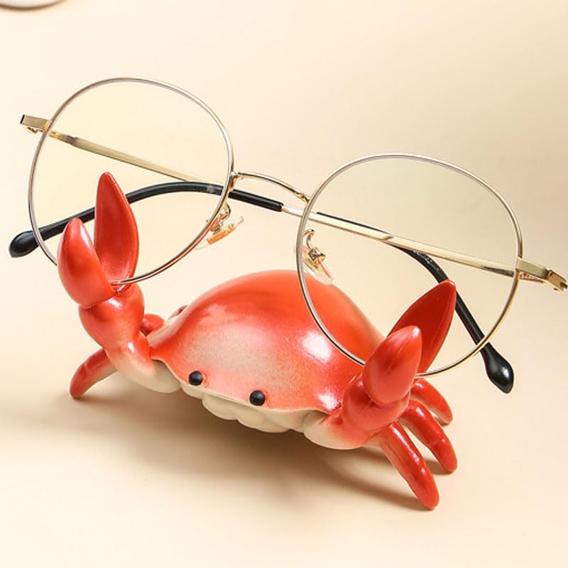 Crab-Shaped Phone Stand & Pen Holder – Cute Silicone Desktop Organizer for Home, Office, Study Table & Creative Gifts(Random color)