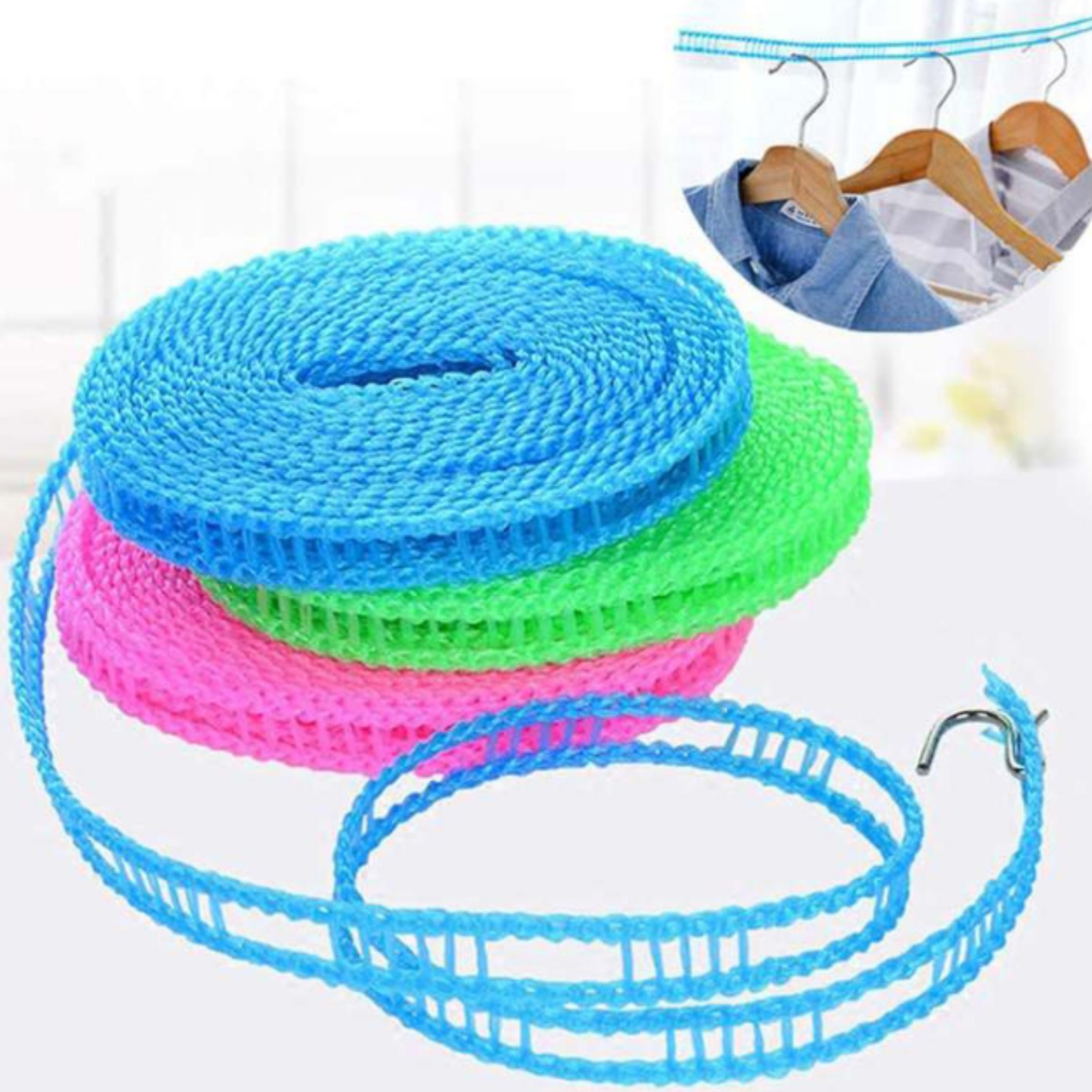 Landuri Rope 5 Mtr Durable Nylon Clothline Rope – Strong Laundry & Clothes Drying L ...