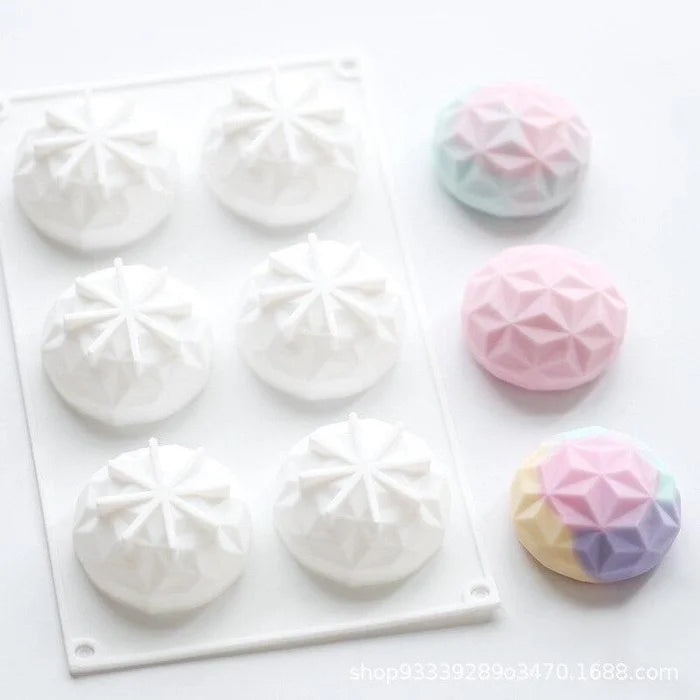 6 Cavity Diamond Pinata Mousse Mould