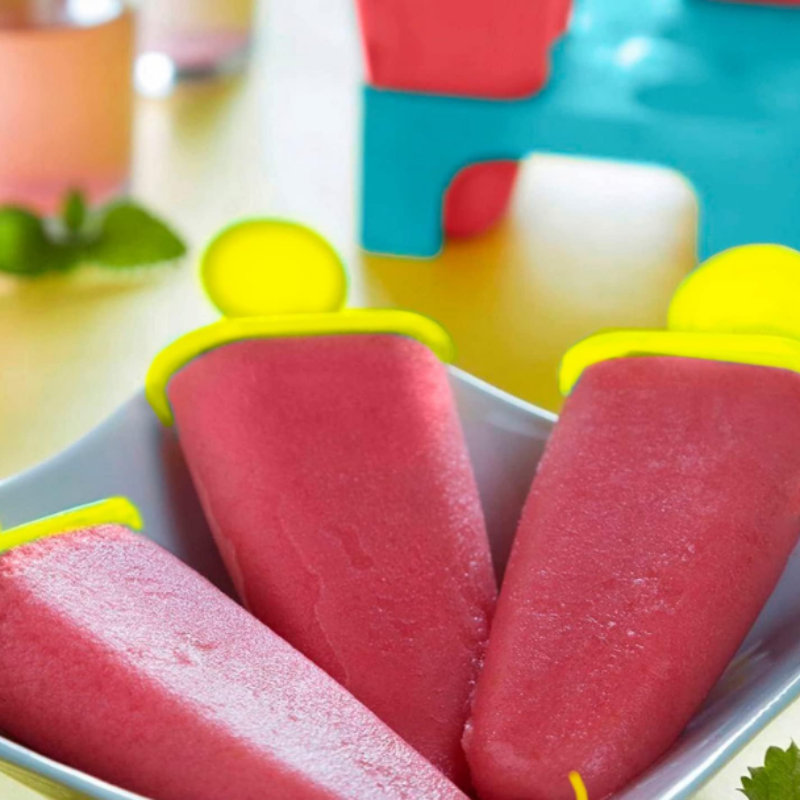 6-Piece Kulfi & Popsicle Mould Set – Reusable Ice Cream Maker Molds for Homemade Kulfi, Ice Pops & Candy(Random Color)