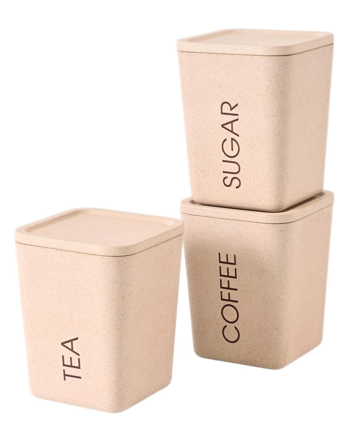 3 Pcs Set Tea Coffee Sugar Containers