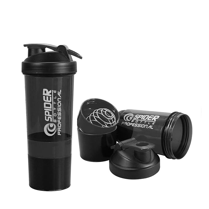 Spidershaker Spider Protein Shaker Bottle – Leak-Proof Gym & Fitness Water Bottle f ...
