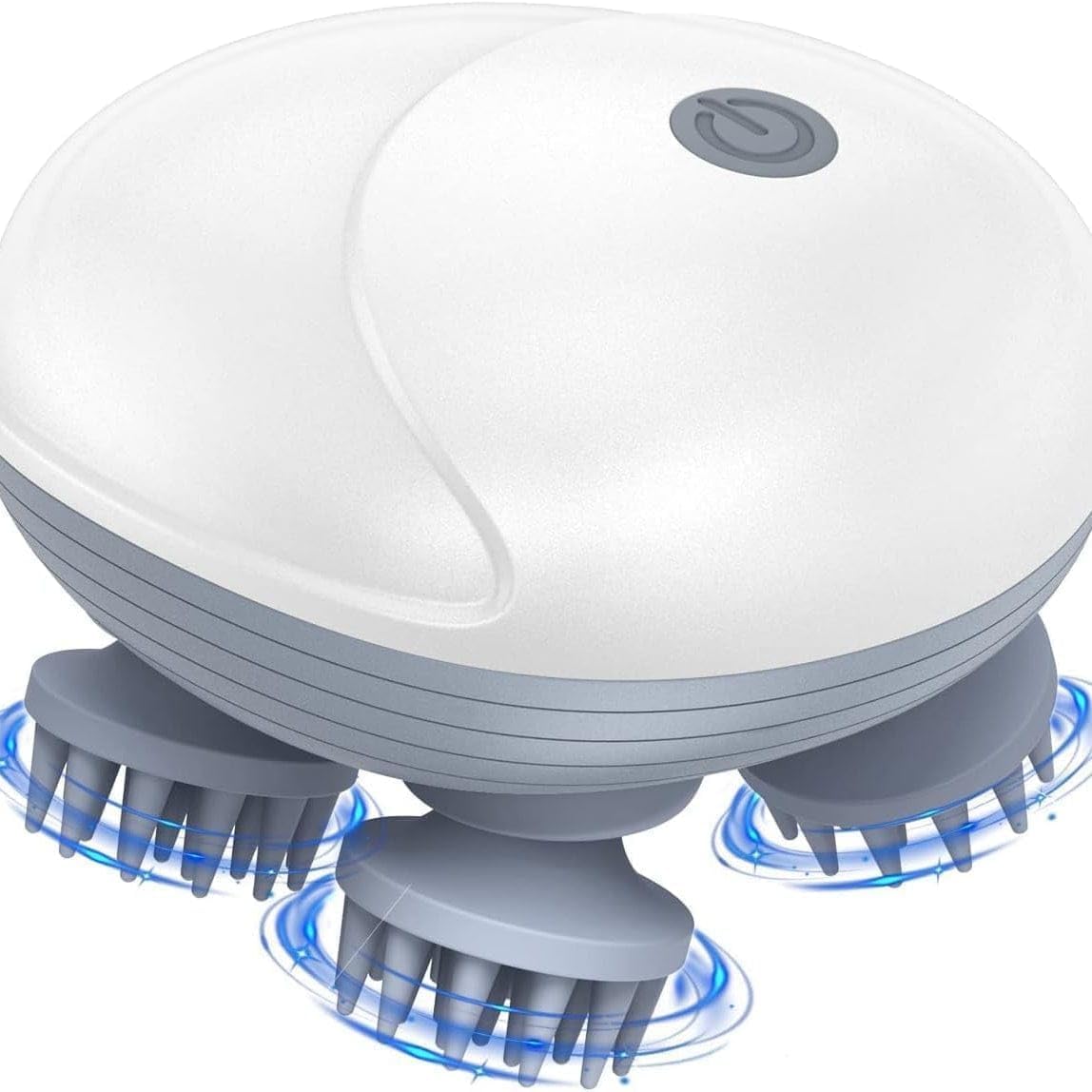 Smart Scalp Massager 96 Silicon Kneading Points with Detachable Heads Scalp, Body & Head Massager for Hair Growth Electric Handheld Massager