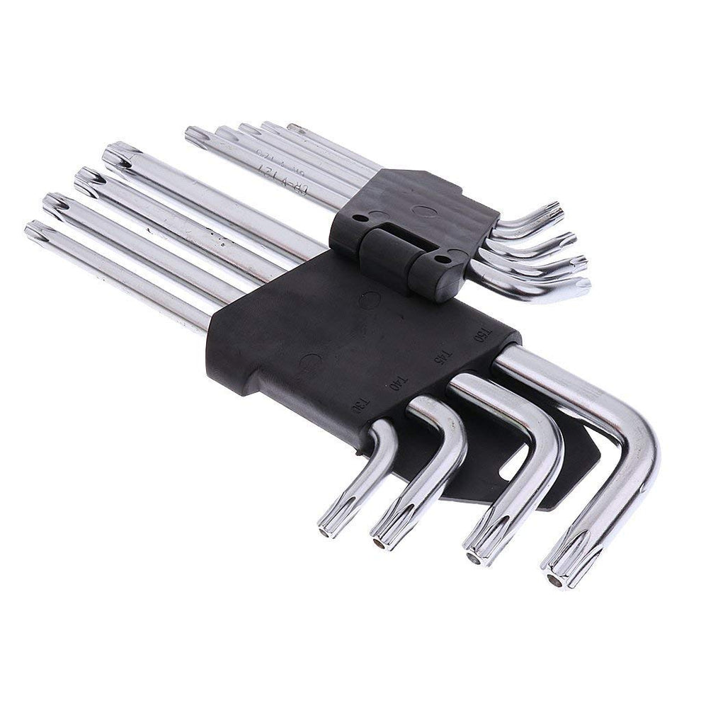 9-Piece Silver Star Torx Key Set – Cute Mini Precision Allen Wrench Ki ...